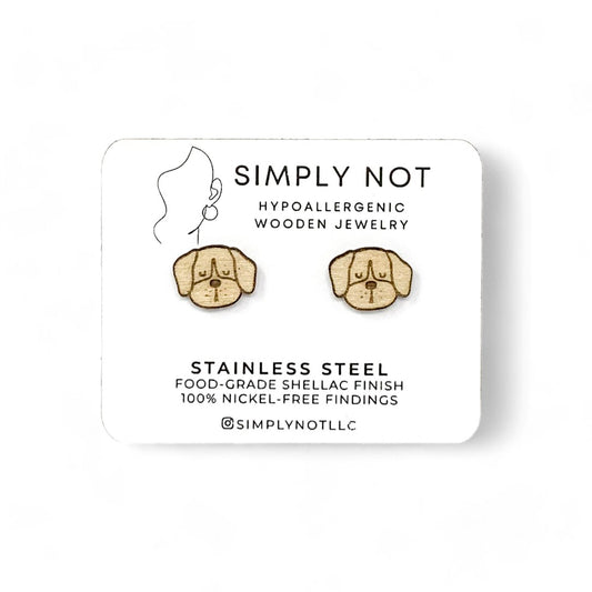 Labrador Dog Stud Earrings