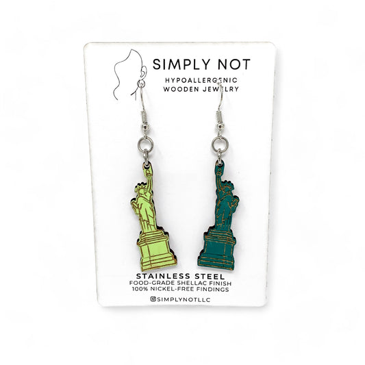 Statue of Liberty Earrings by 9-year-old AT