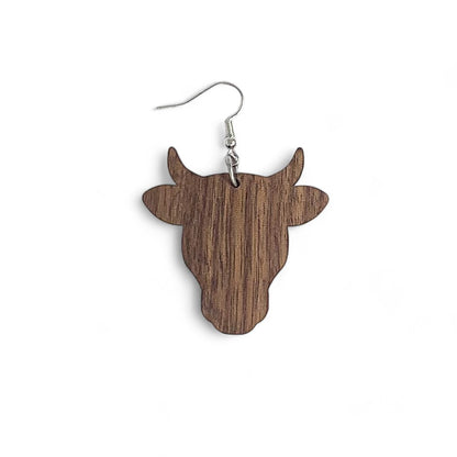 Taurus Bull Silhouette Earrings