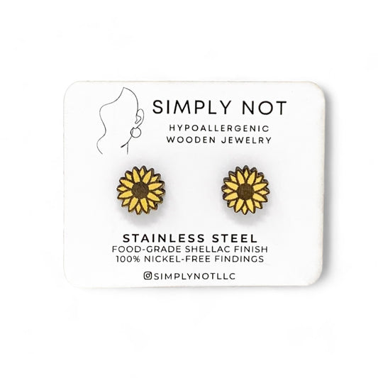 Sunflower Stud Earrings